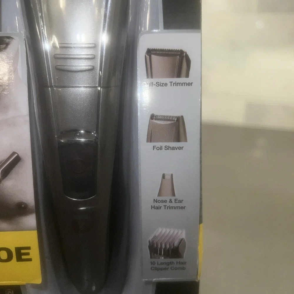 Remington Men's Head to Toe 12 Trimming Lengths Rechargeable Grooming Kit PG517